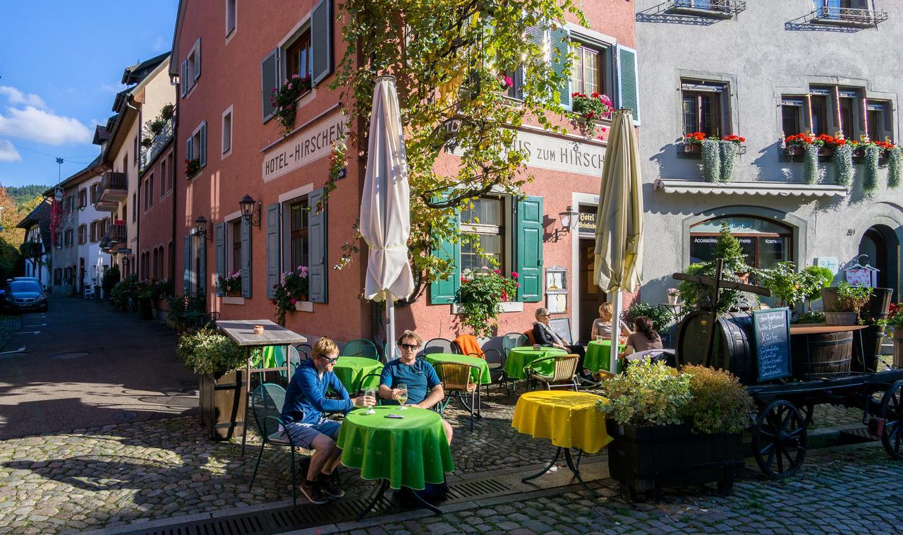 Gasthaus Zum Hirschen Staufen Exterior foto